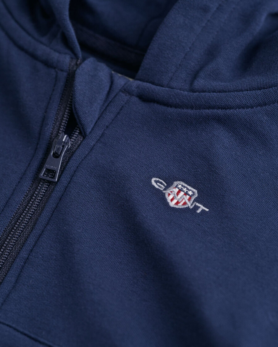 baby shield zip hoodie - marine