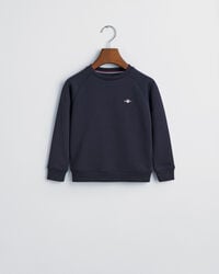 kids shield crew neck sweatshirt - evening blue