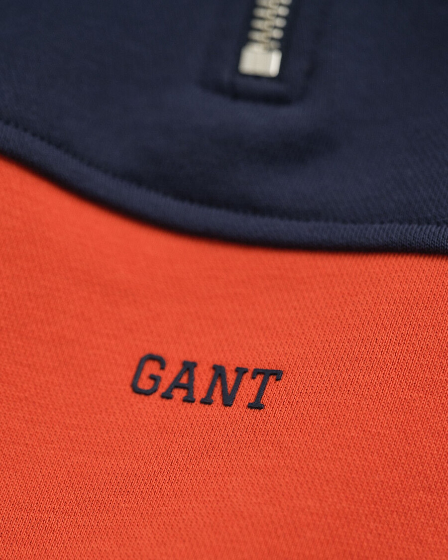 kids color blocked halfzip sweatshirt - evening blue