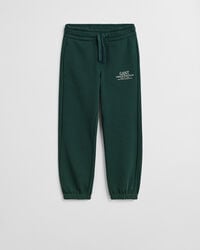 kids graphic sweatpants - tartan green
