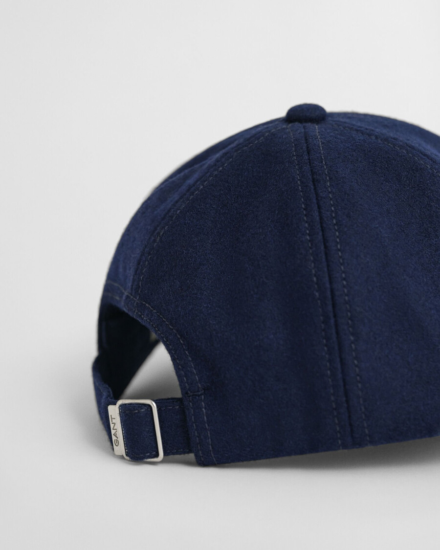 kids graphic melton cap - evening blue