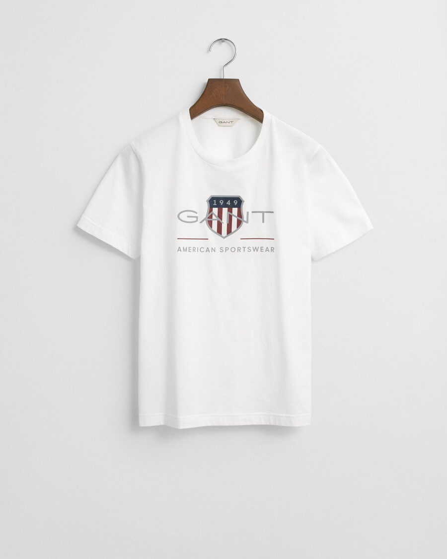 teens archive shield tshirt - white