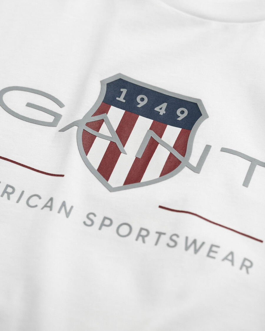 teens archive shield tshirt - white