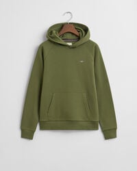 teens shield hoodie - olive green