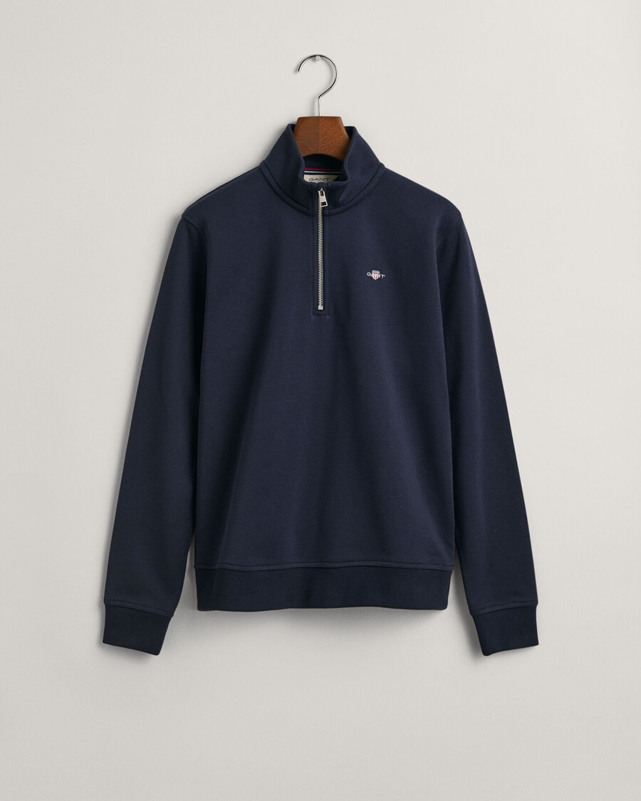 teens shield halfzip sweatshirt - evening blue
