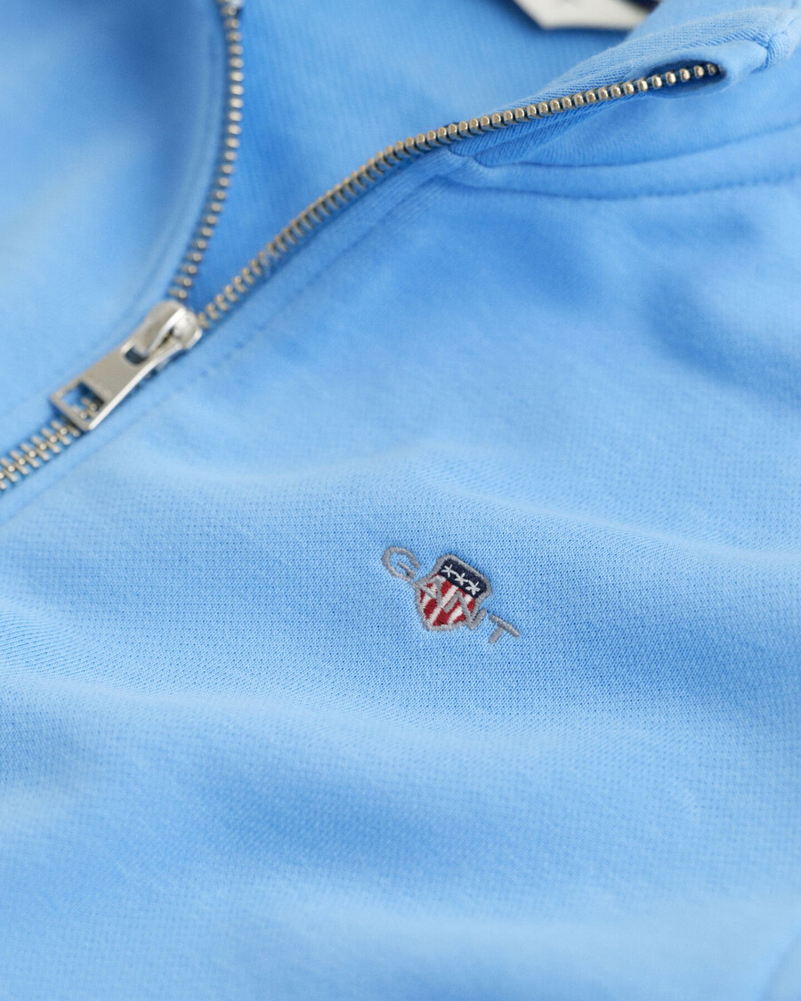 teens shield halfzip sweatshirt - dream blue