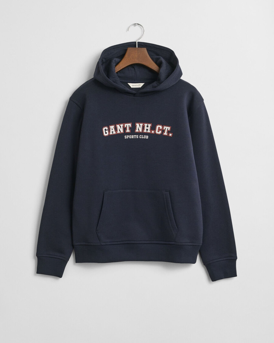 teens graphic hoodie - evening blue