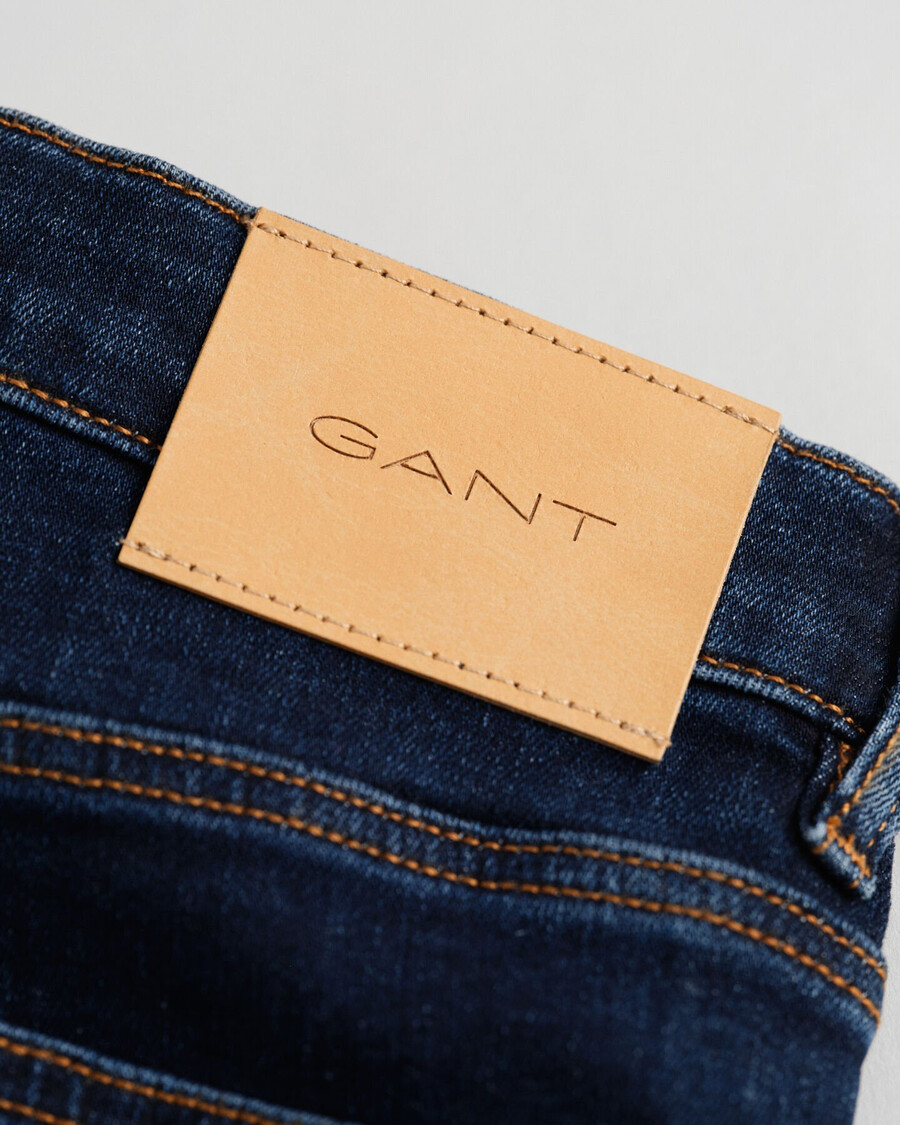 teen boys slim fit jeans - dark blue