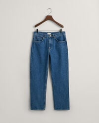 teen boys relaxed fit jeans - semi light blue