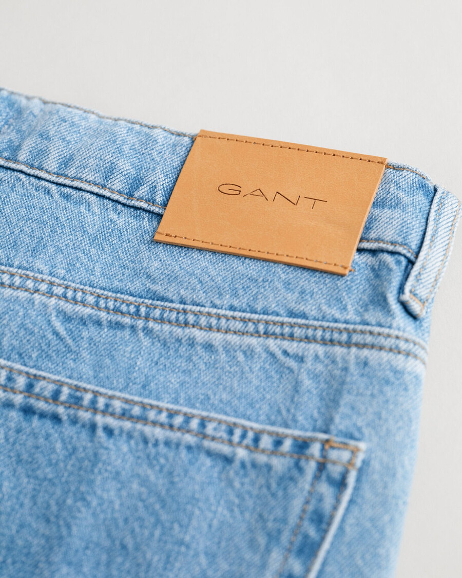 teen boys relaxed fit jeans - light blue