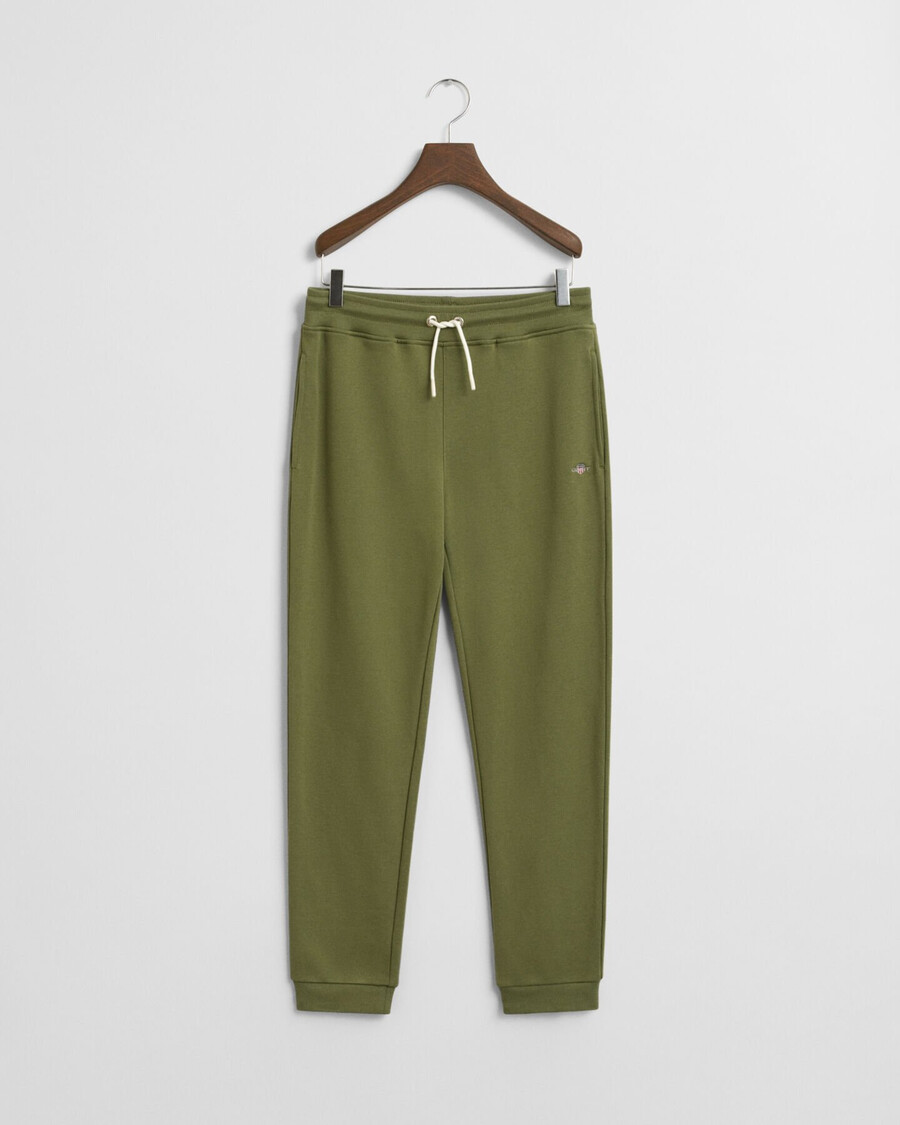 teen boys shield sweatpants - olive green