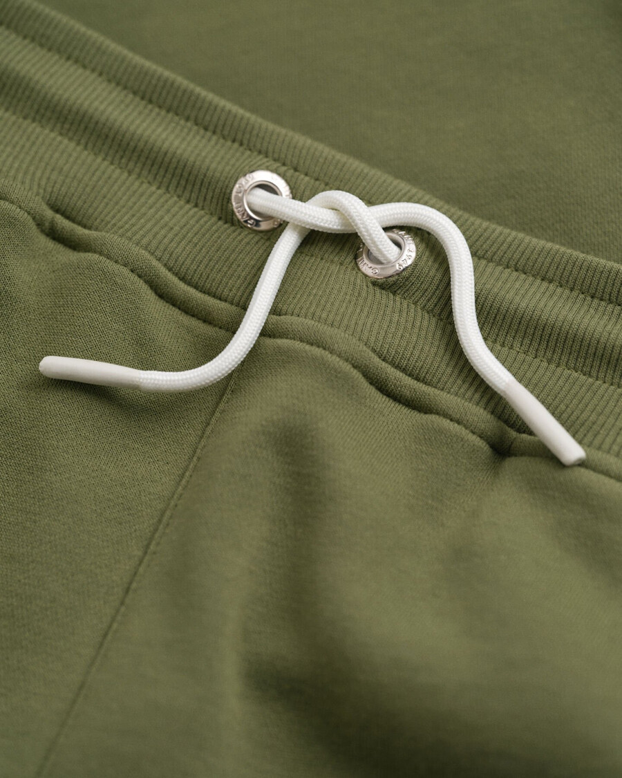 teen boys shield sweatpants - olive green
