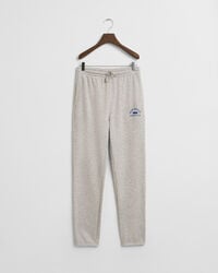 teen boys graphic sweatpants - light grey melange