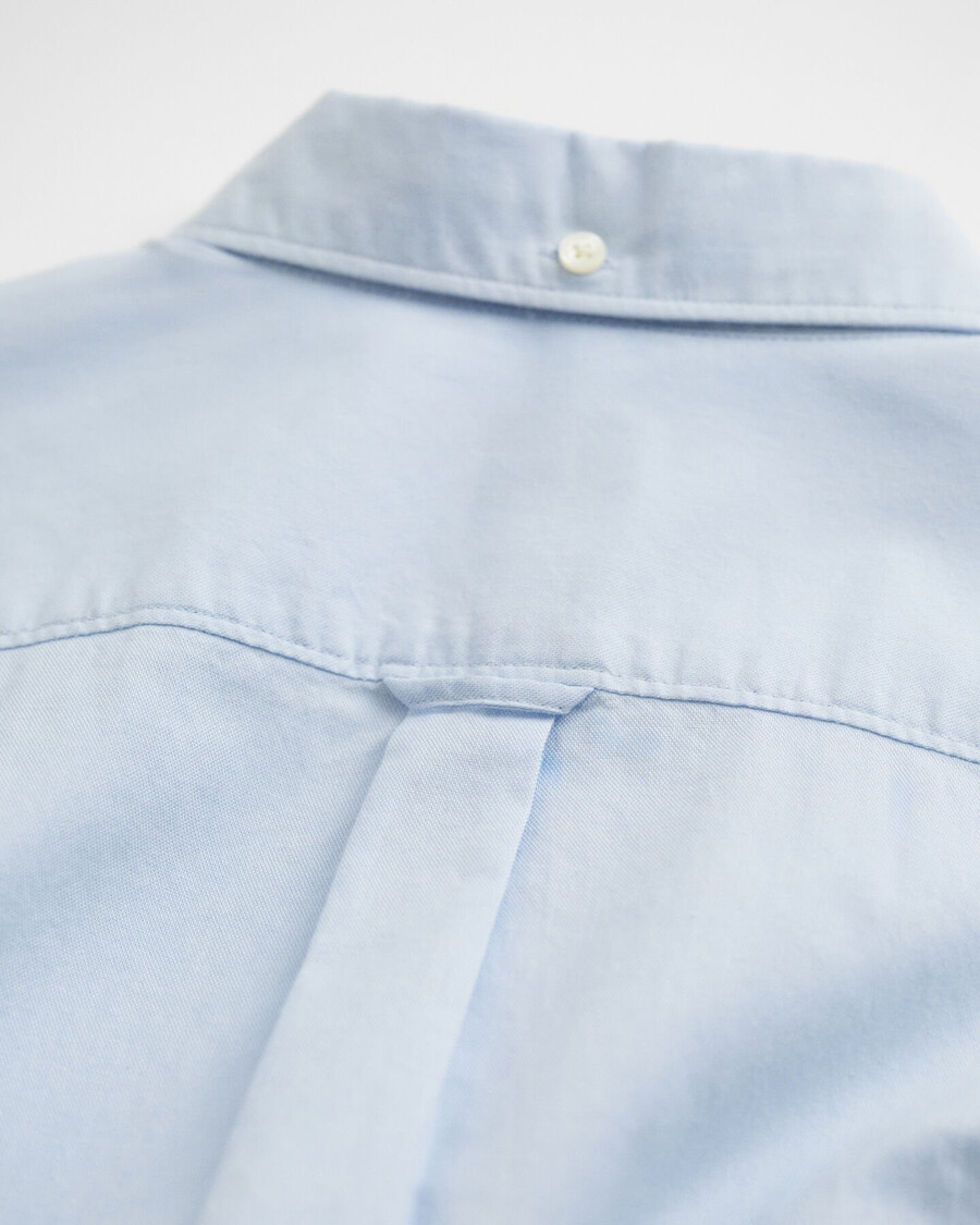 teens shield oxford shirt - capri blue
