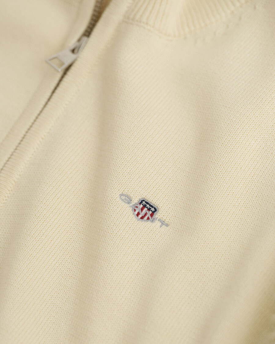teens casual cotton cardigan - cream