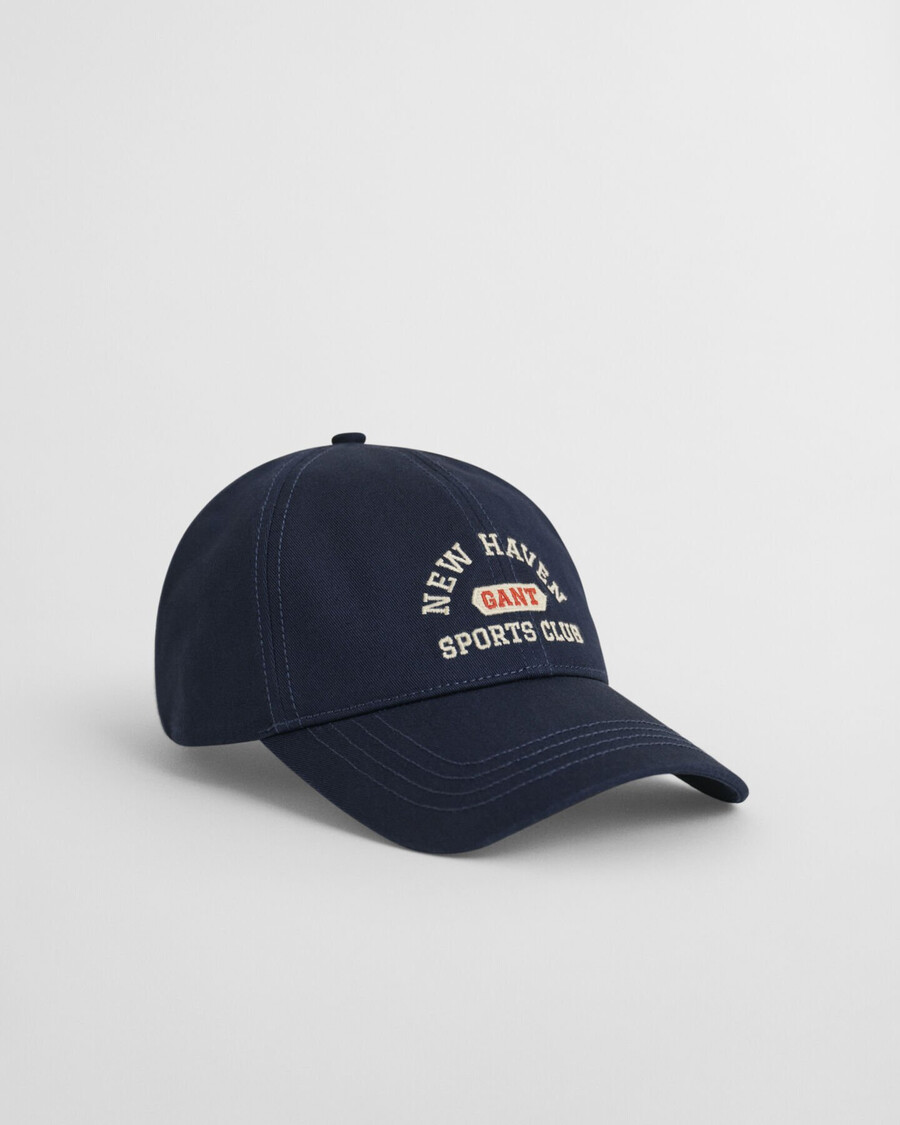 teens graphic cotton cap - evening blue