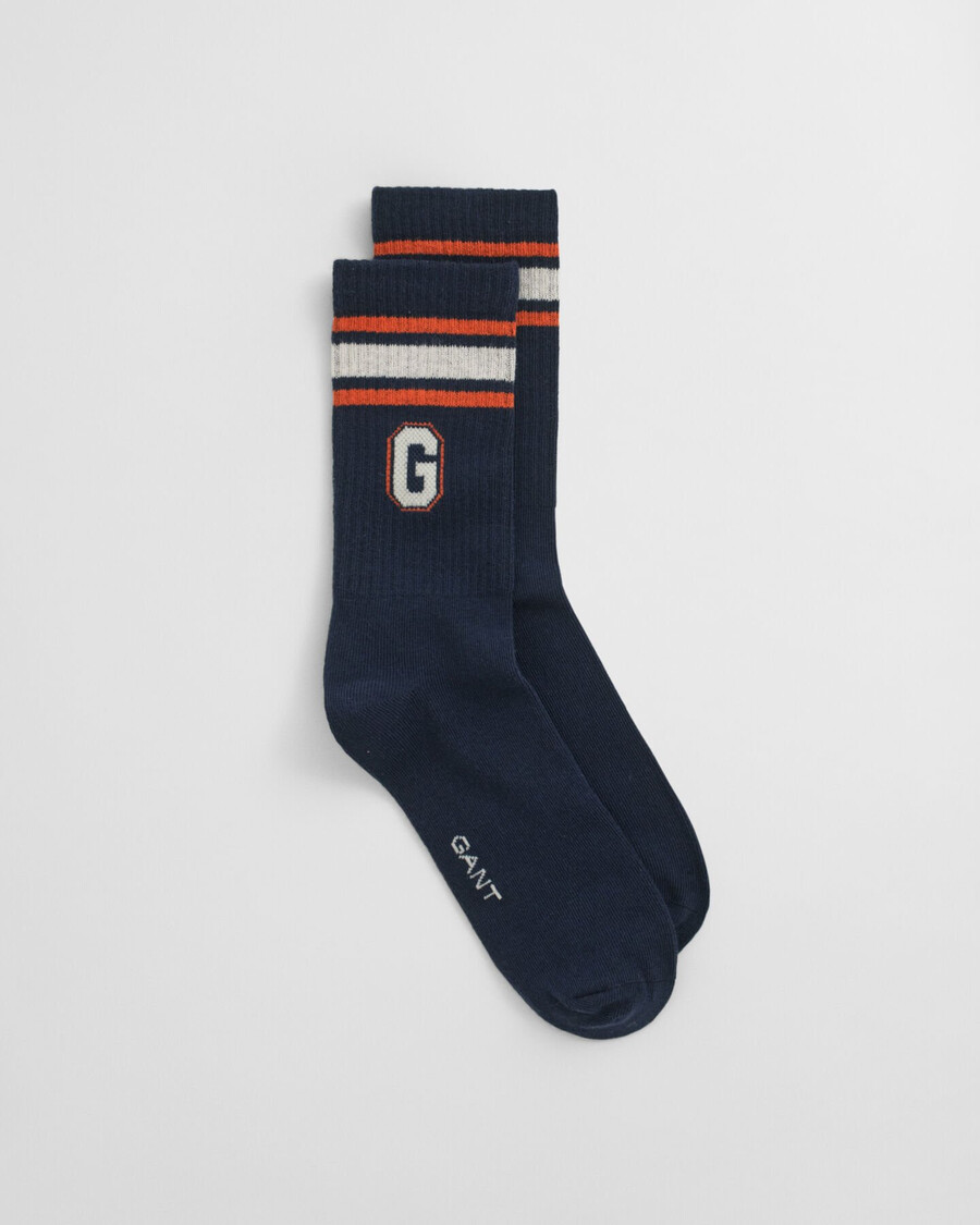 teens graphic socks - evening blue