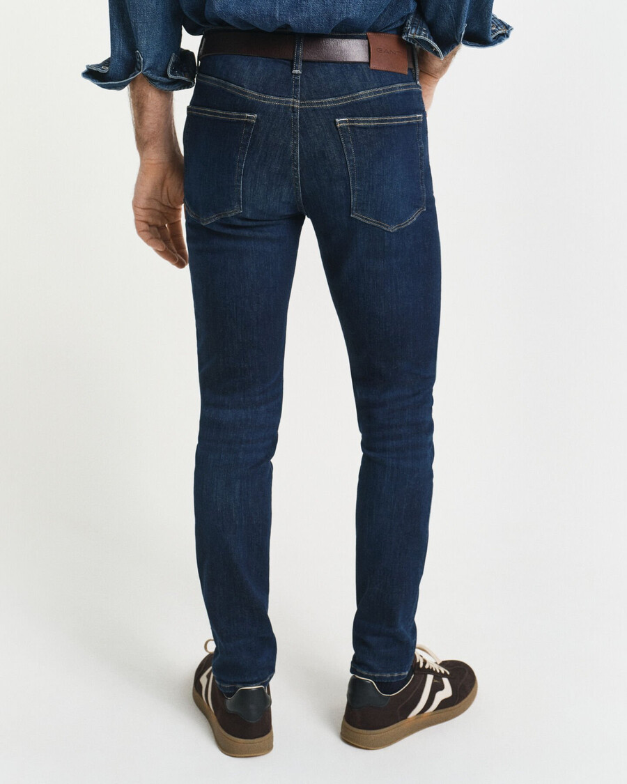 extra slim fit active recover jeans - dark blue worn in