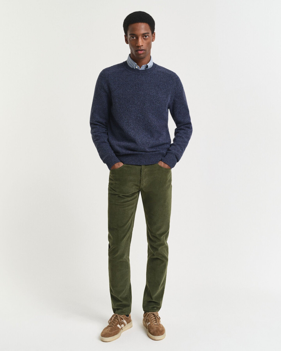slim fit corduroy jeans - country green