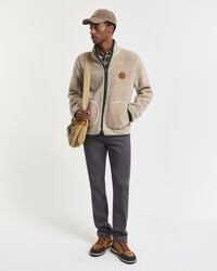 regular fit soft twill jeans - antracite