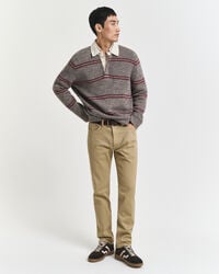 regular fit soft twill jeans - woody beige