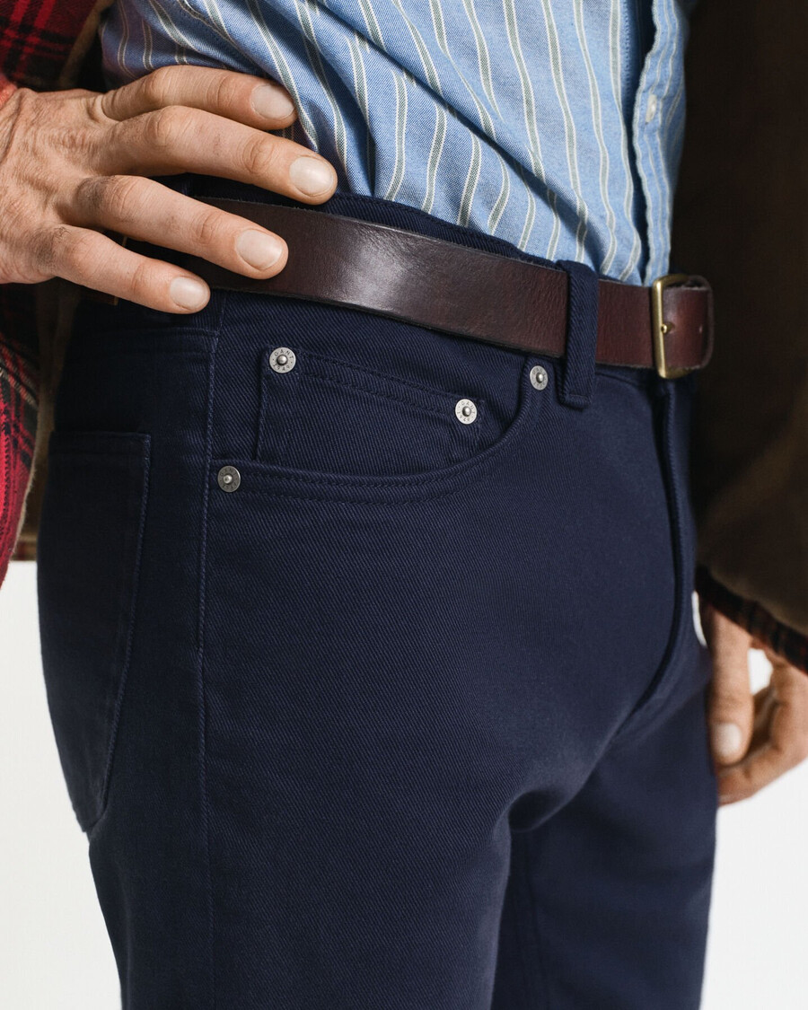 regular fit soft twill jeans - evening blue