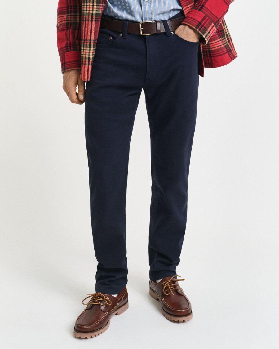 regular fit soft twill jeans - evening blue
