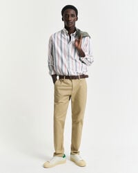 slim fit chinos - dark khaki