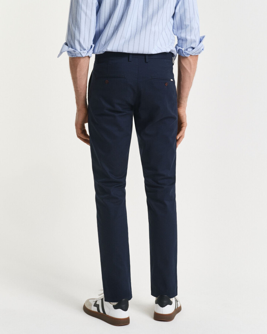 slim fit chinos - marine