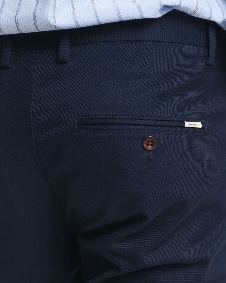 slim fit chinos - marine