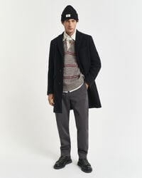 regular fit twill chinos - antracite
