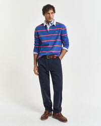 regular fit twill chinos - marine