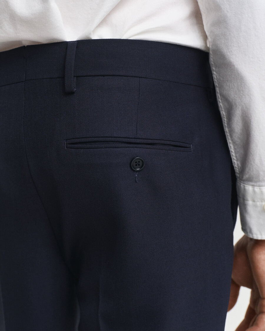slim fit club suit pants - evening blue