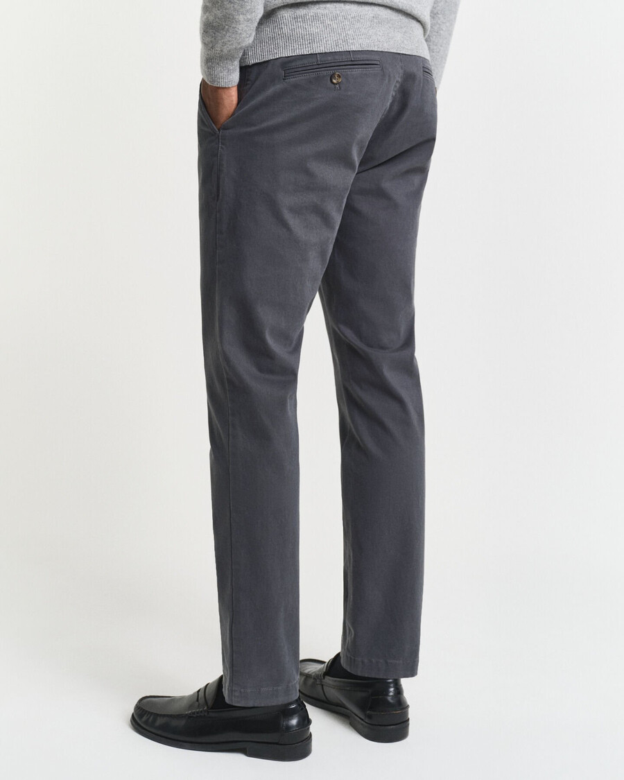 slim fit super comfort chinos - antracite