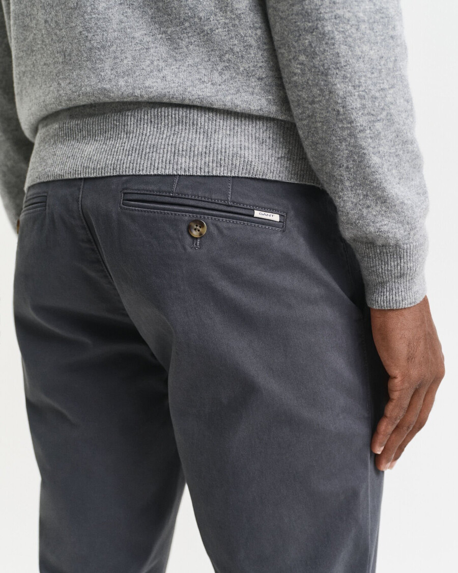 slim fit super comfort chinos - antracite