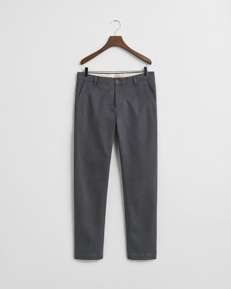 slim fit super comfort chinos - antracite