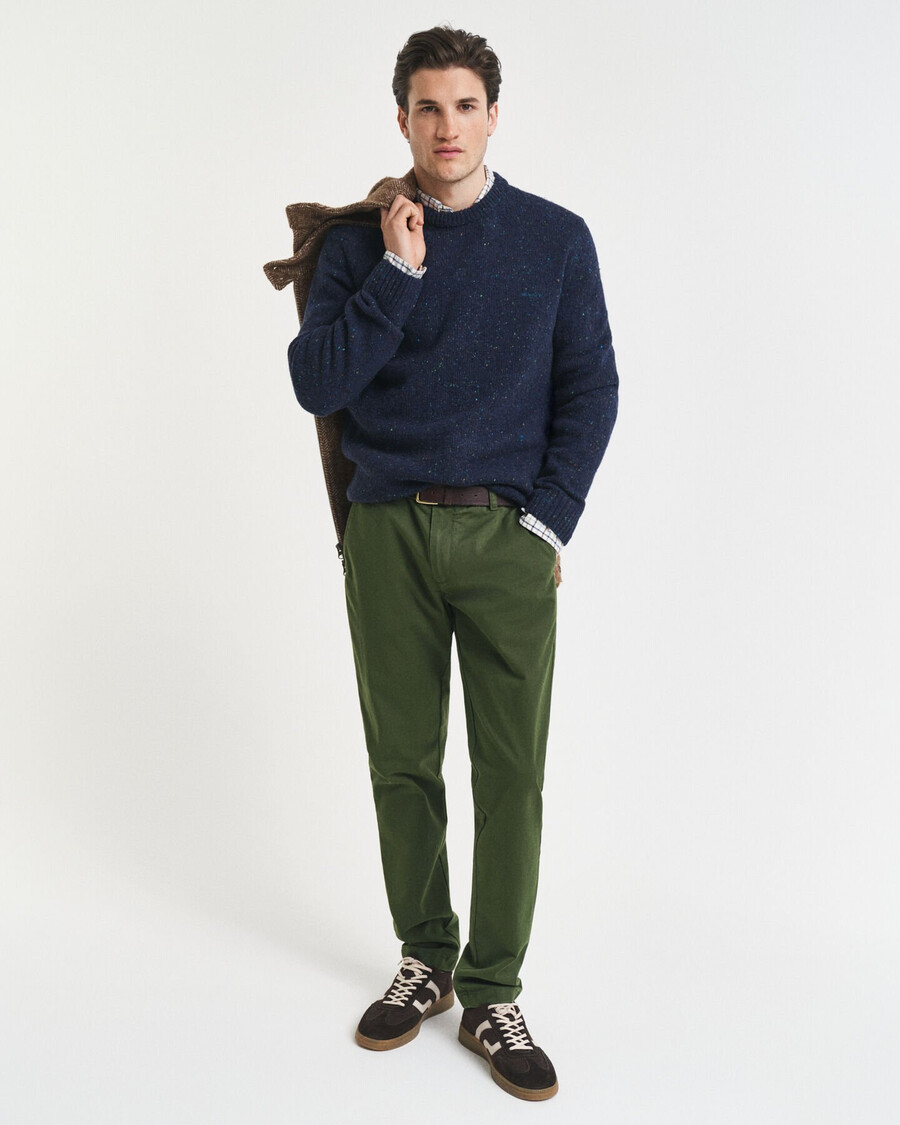 slim fit super comfort chinos - country green