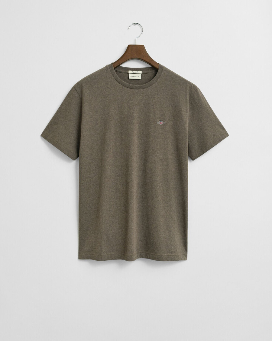 regular fit shield tshirt - seawood melange