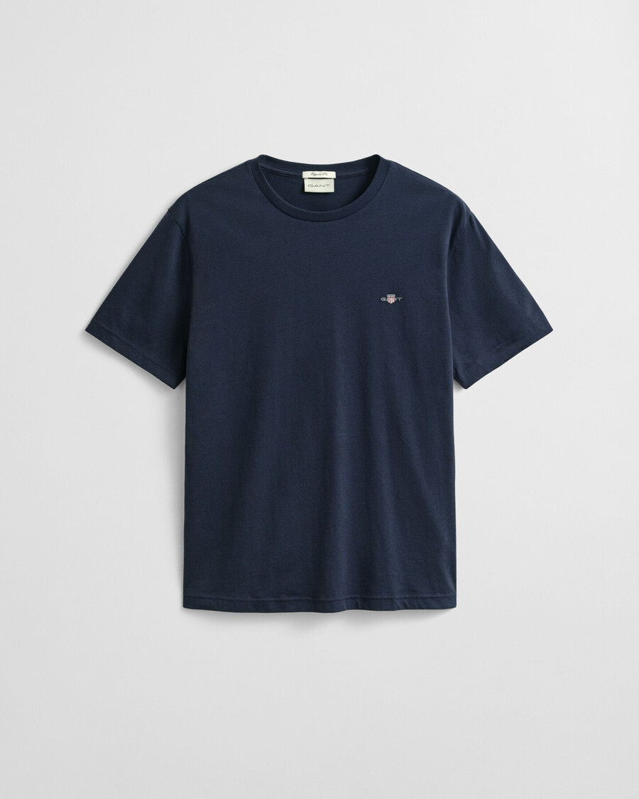 regular fit shield tshirt - evening blue