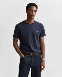 regular fit shield tshirt - evening blue