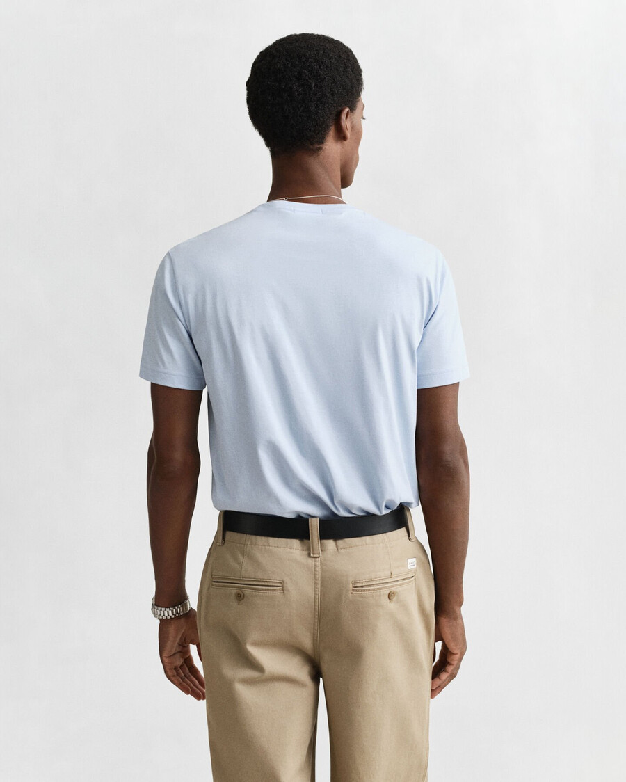 regular fit shield tshirt - fresh blue
