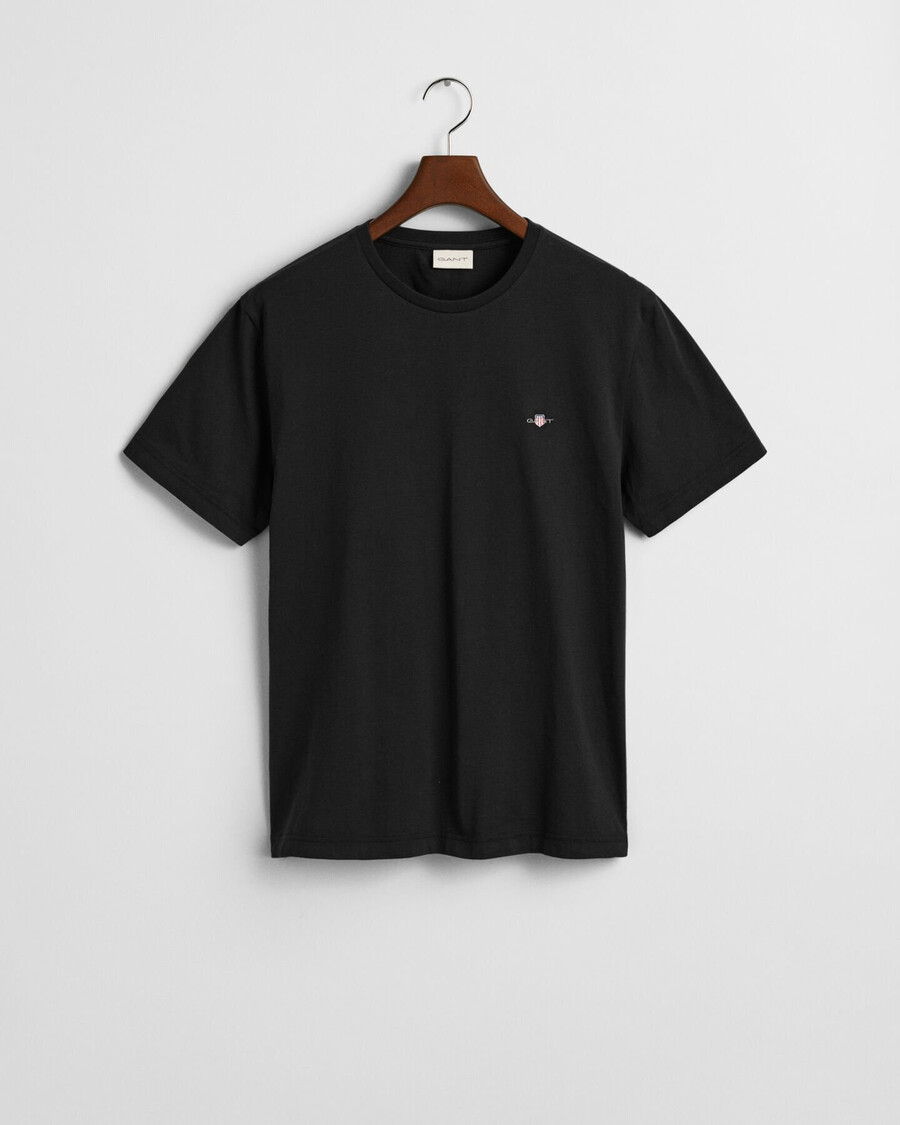 regular fit shield tshirt - black