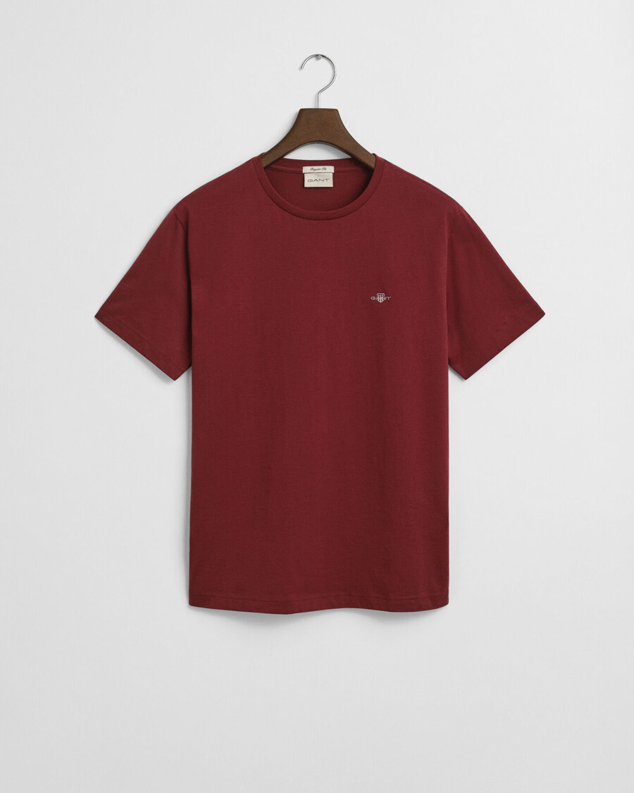 regular fit shield tshirt - plumped red