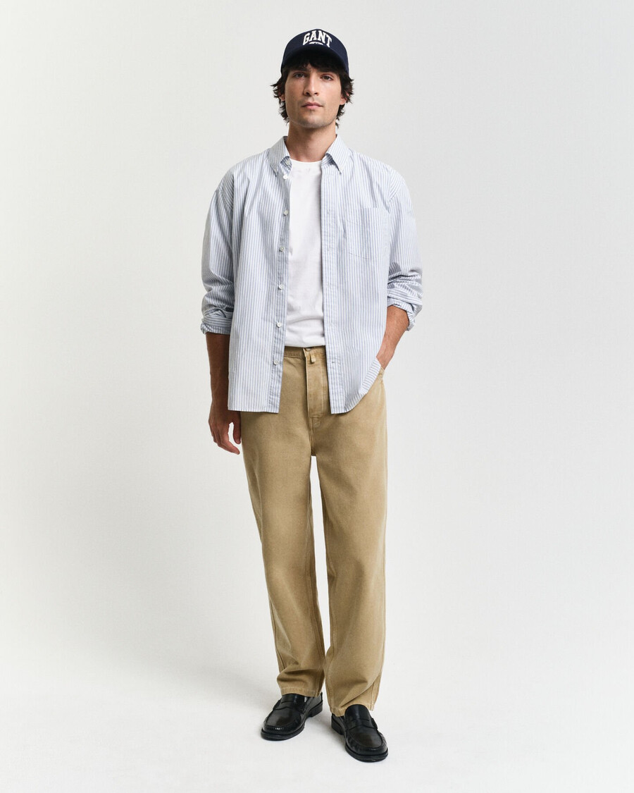 slim fit shield tshirt - white