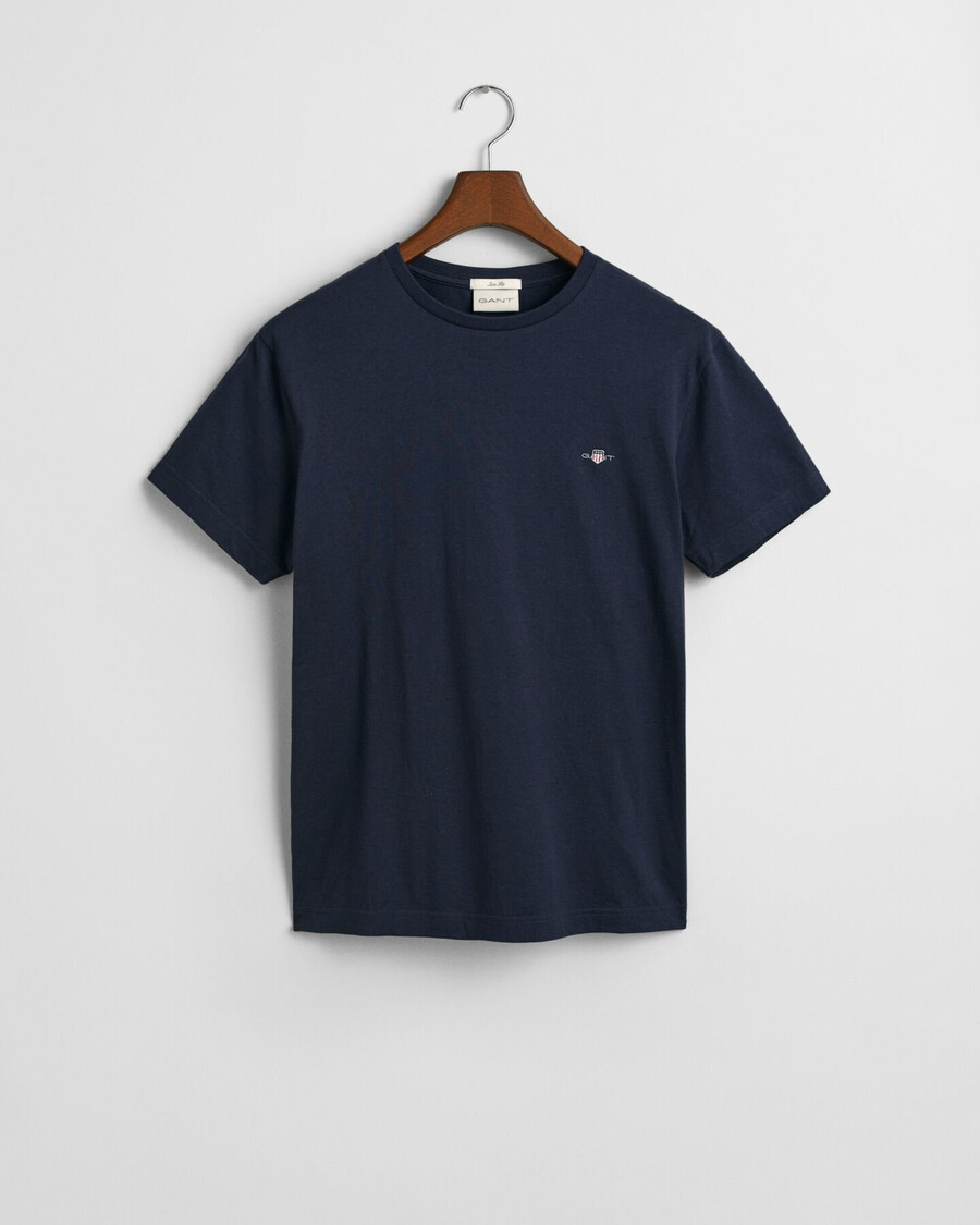 slim fit shield tshirt - evening blue