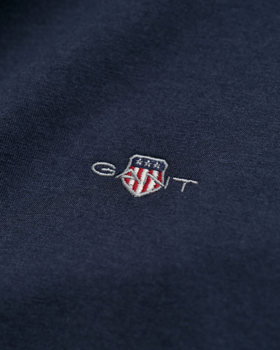 slim fit shield tshirt - evening blue