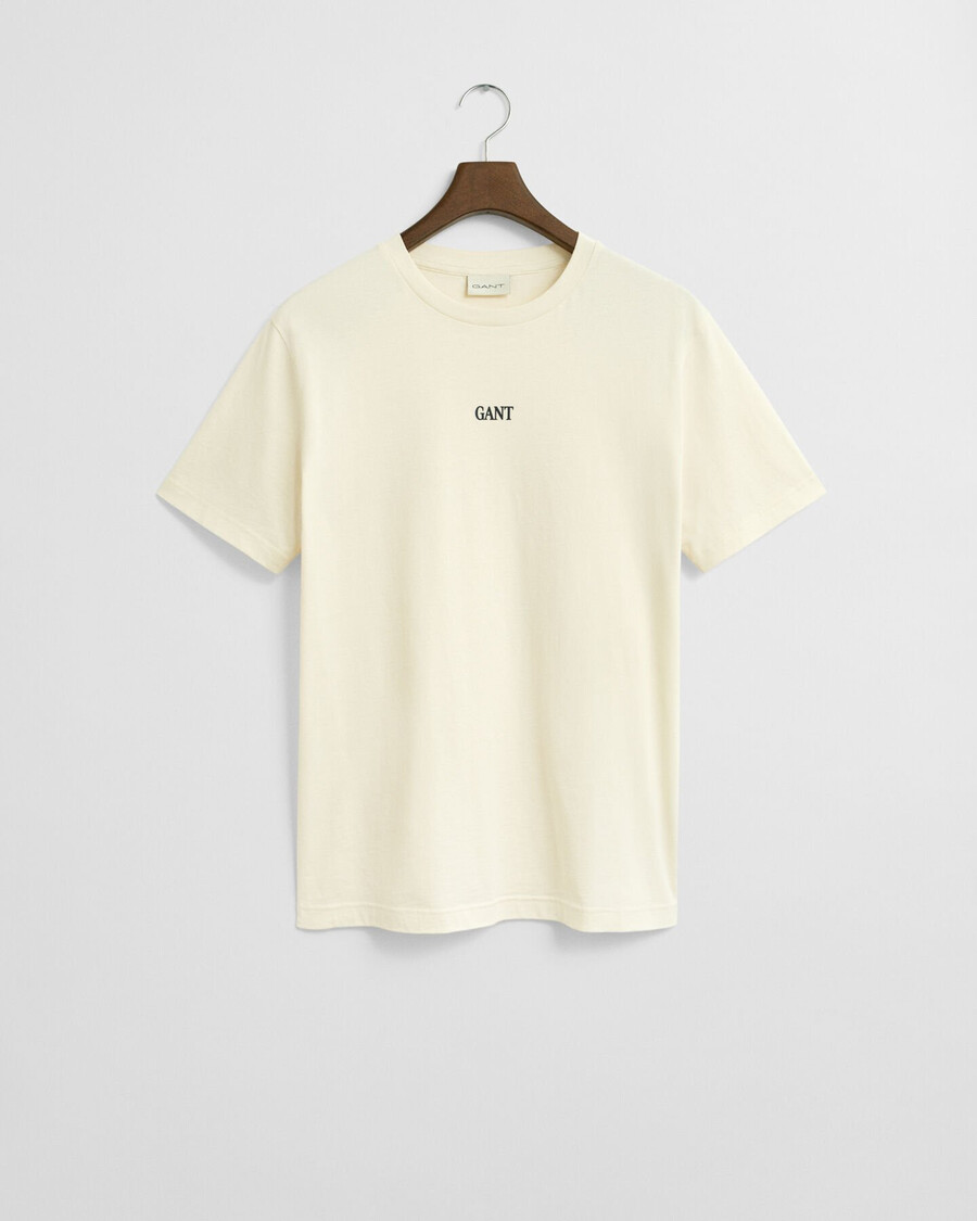 small graphic tshirt - cream