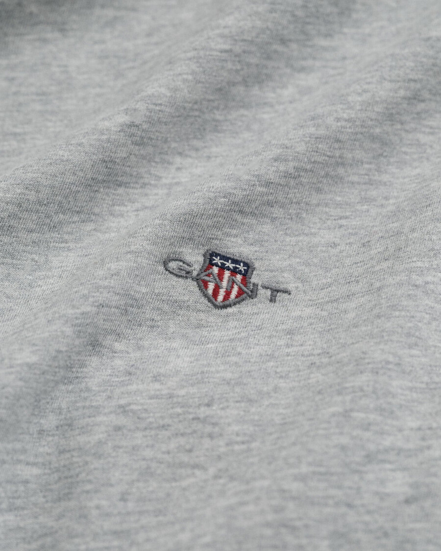 shield long sleeve tshirt - grey melange