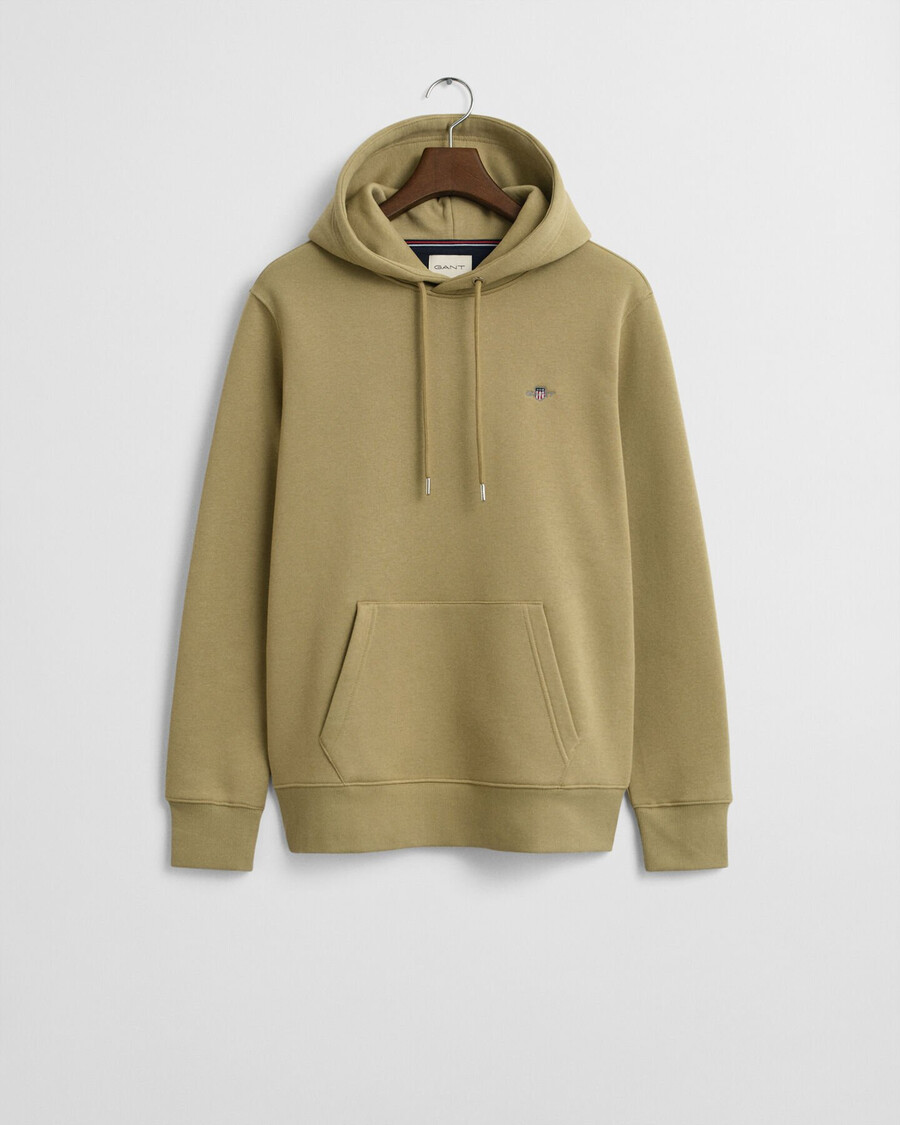 shield hoodie - woody beige