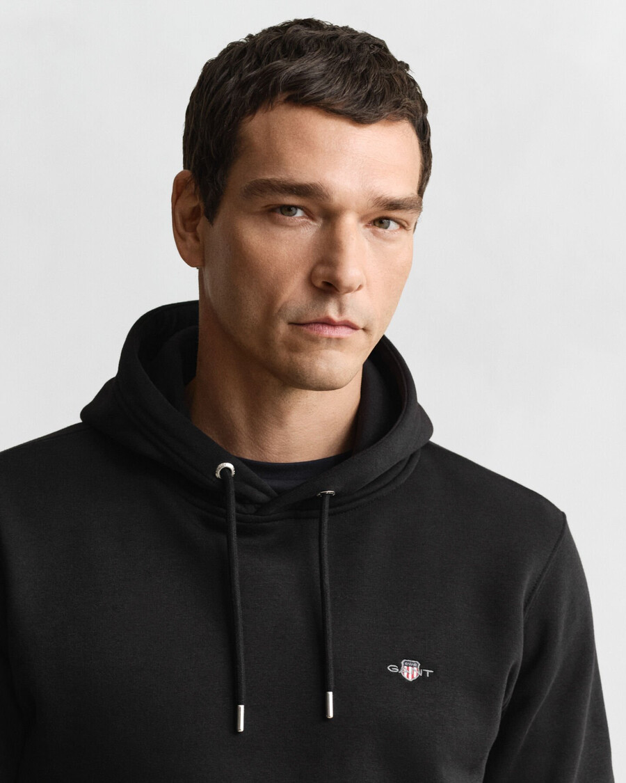 shield hoodie - black